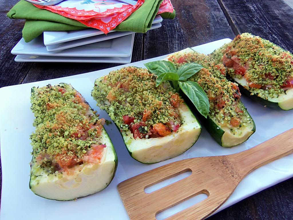3squeezes Bread Stuffed Zucchini